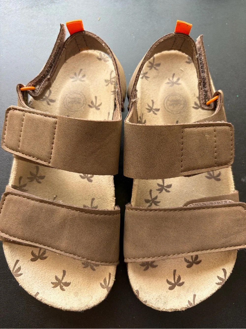 ⭐️ Little kids Brown Velcro Sandals - Comfortable Everyday Wear